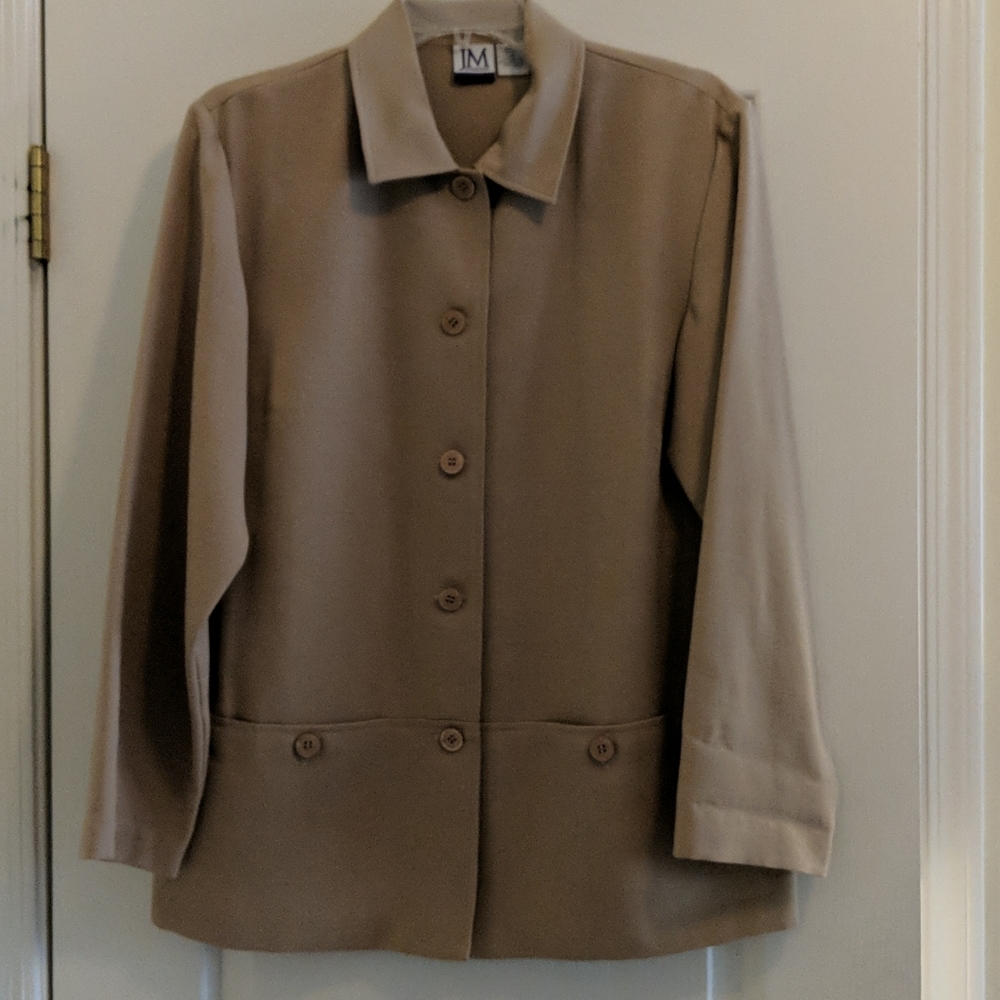 Beige light weight size Med jacket